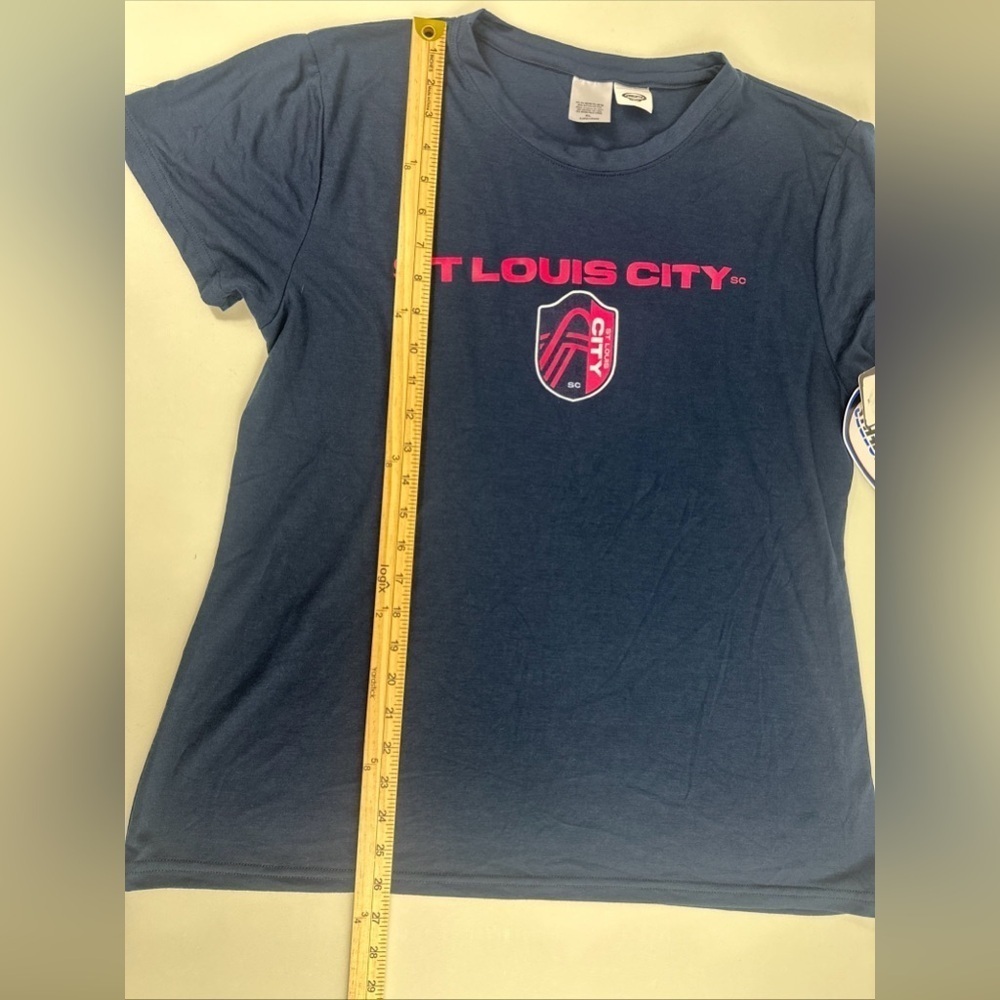 NWT Concepts Sport Ladies St Louis City SC Soccer T Shirt Sz XL - Picture 5 of 7